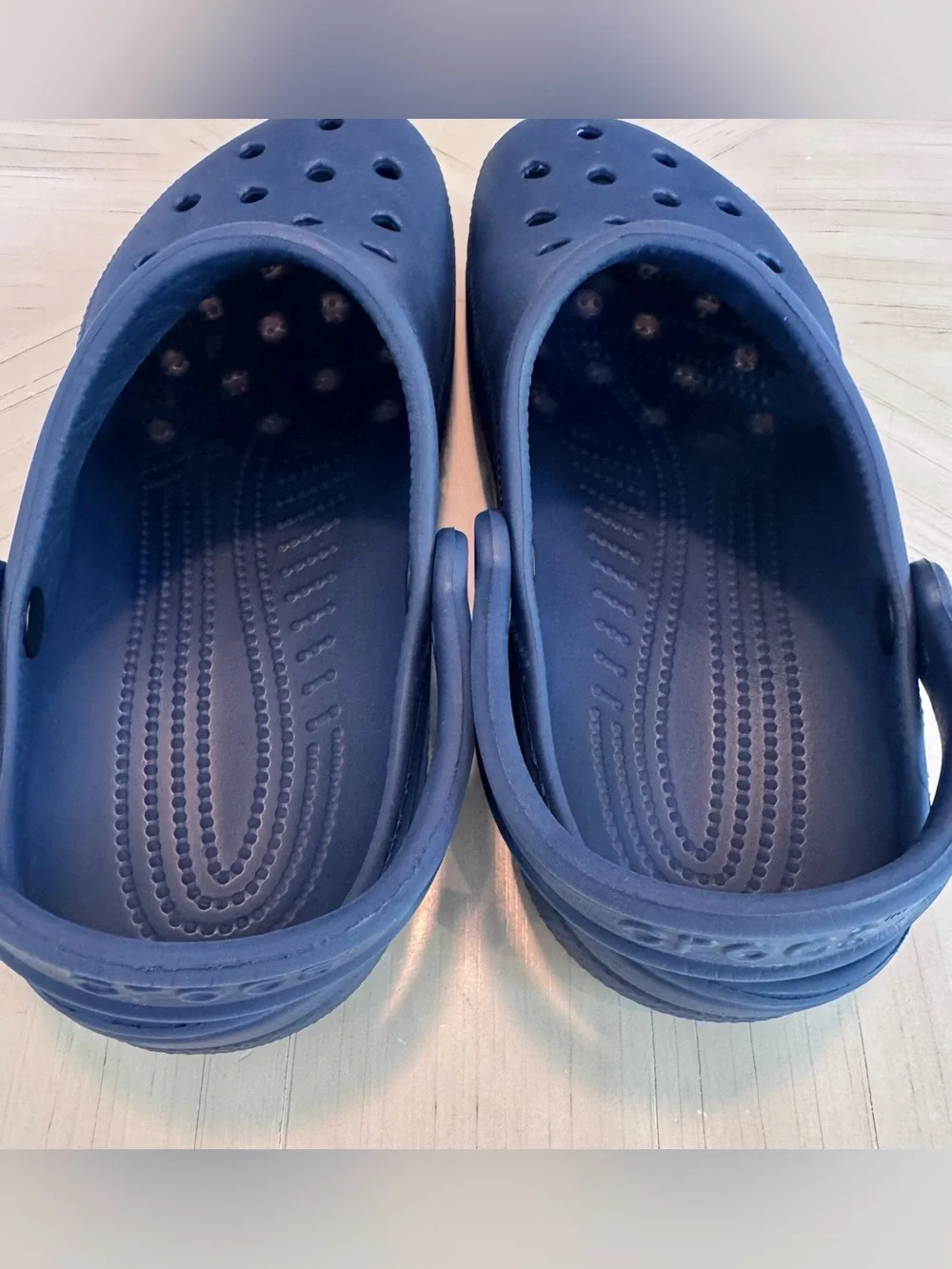 Vintage OG Crocs Classic Clogs Navy Blue Original 100% Croslite- M8/9 W10/11